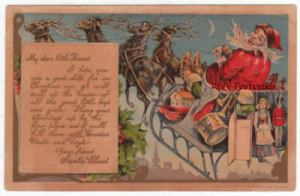 Letter from Santa Claus Postcard